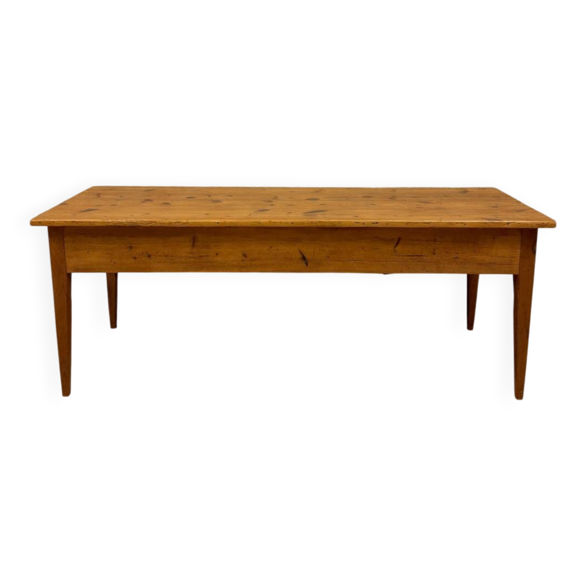 Antique solid wood table – chic country farmhouse style