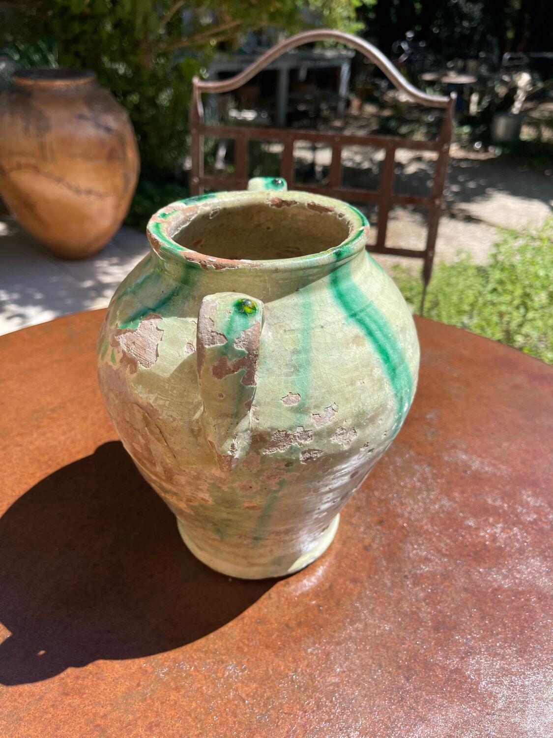 Clay pottery jar from the 1920s.