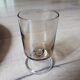 17 vintage stemmed glasses in smoked glass