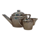 Teapot and milk jug English silverware