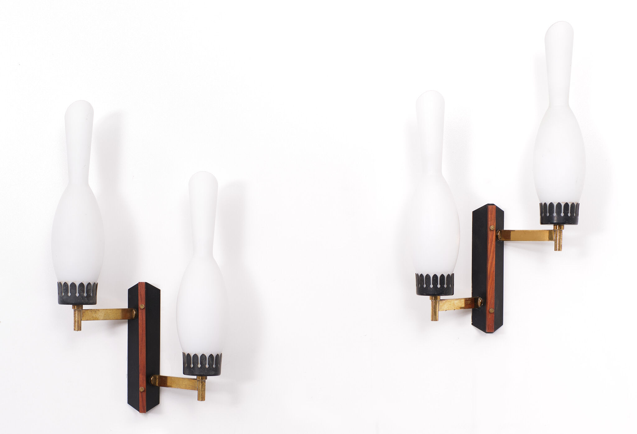 Two Wall Lights Italian, 1950s