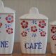Lot de pots à épices en porcelaine Céranord
