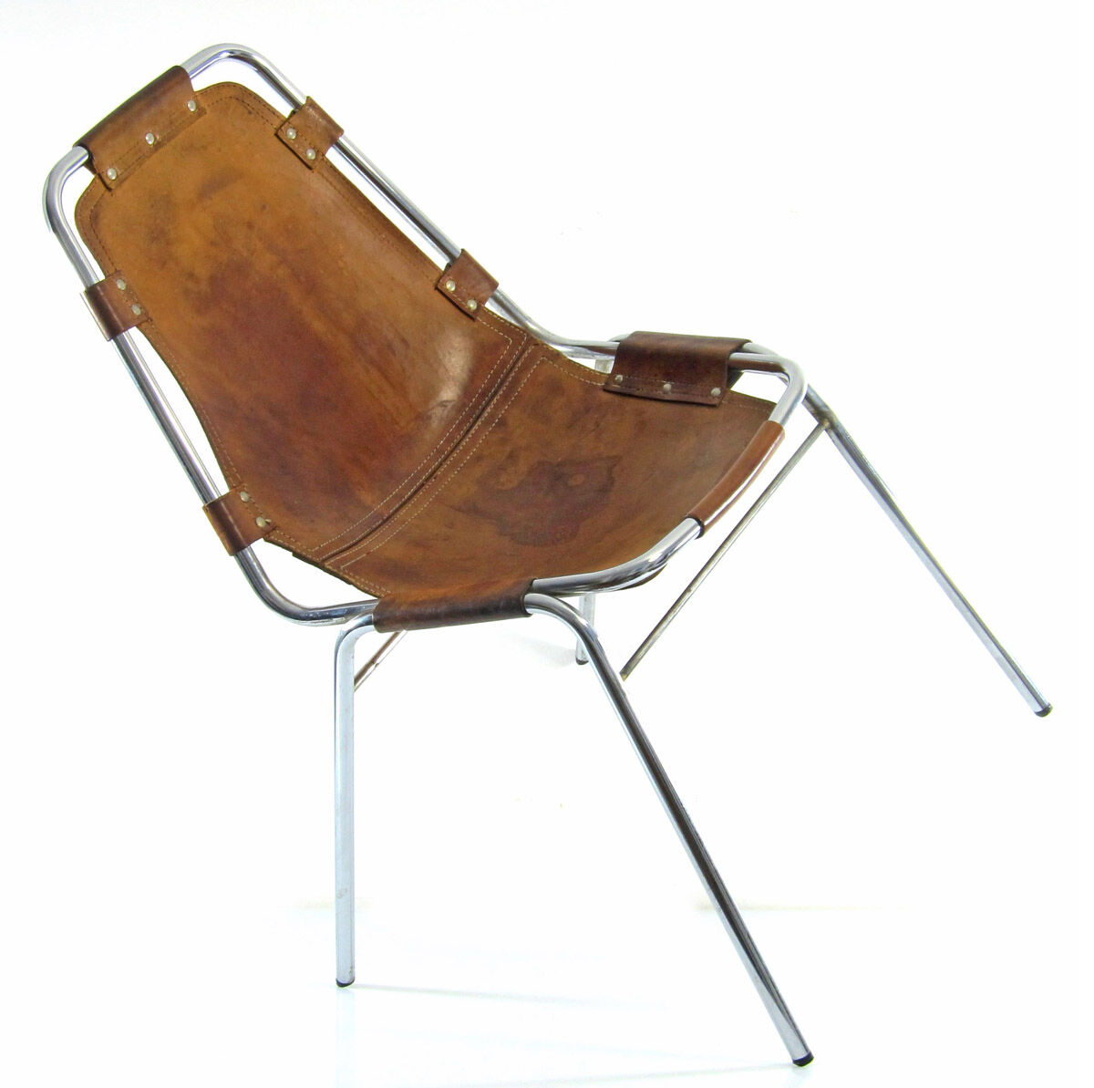 Chaise en cuir Les Arcs de Charlotte Perriand