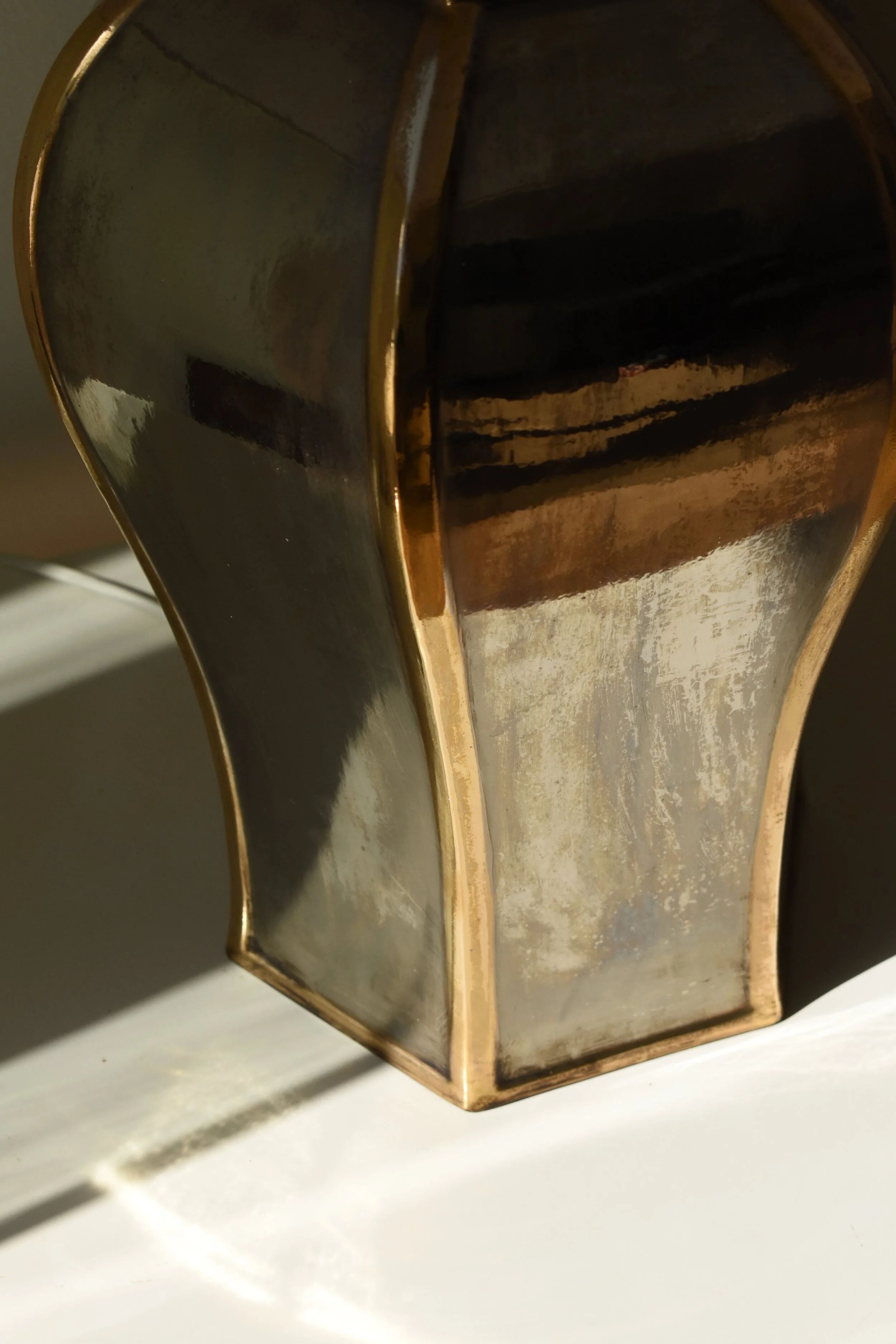 French baluster table lamp