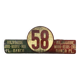 Old Brussels tram nameplate sign