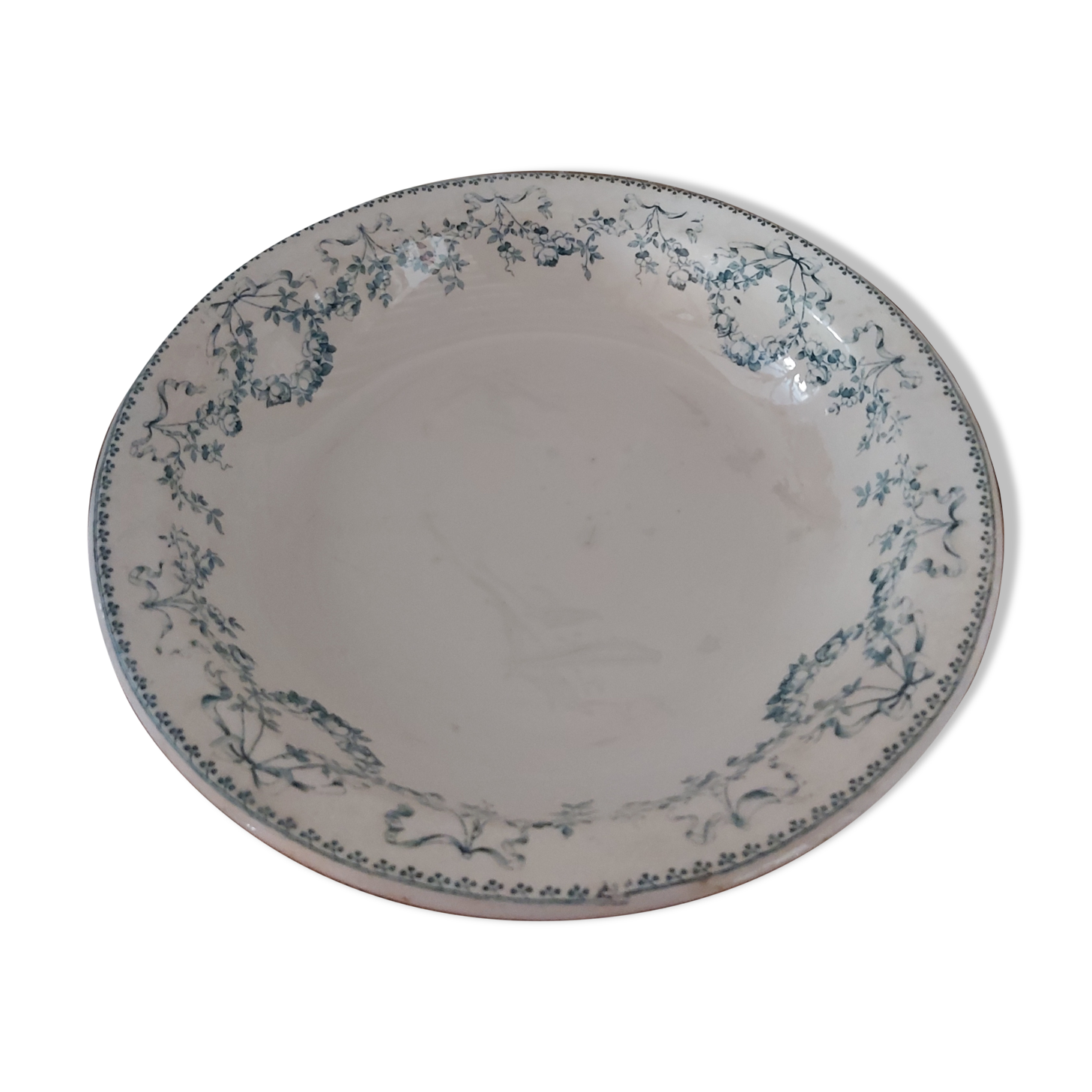 Hollow round dish Sarreguemines