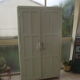Parisian wardrobe in painted fir from the 30s 40s