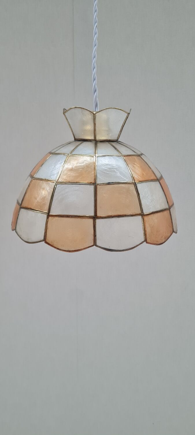 Suspension in brass and mother-of-pearl 1940