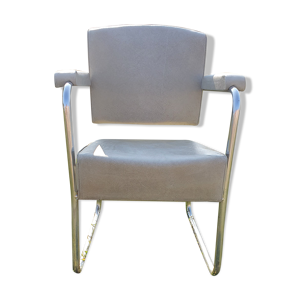 fauteuil gris usure skai