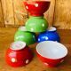 Porcelain bowls Longchamps polka dots