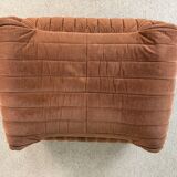 Pouf / footrest Annie Hiéronimus – Cinna – Brown corduroy