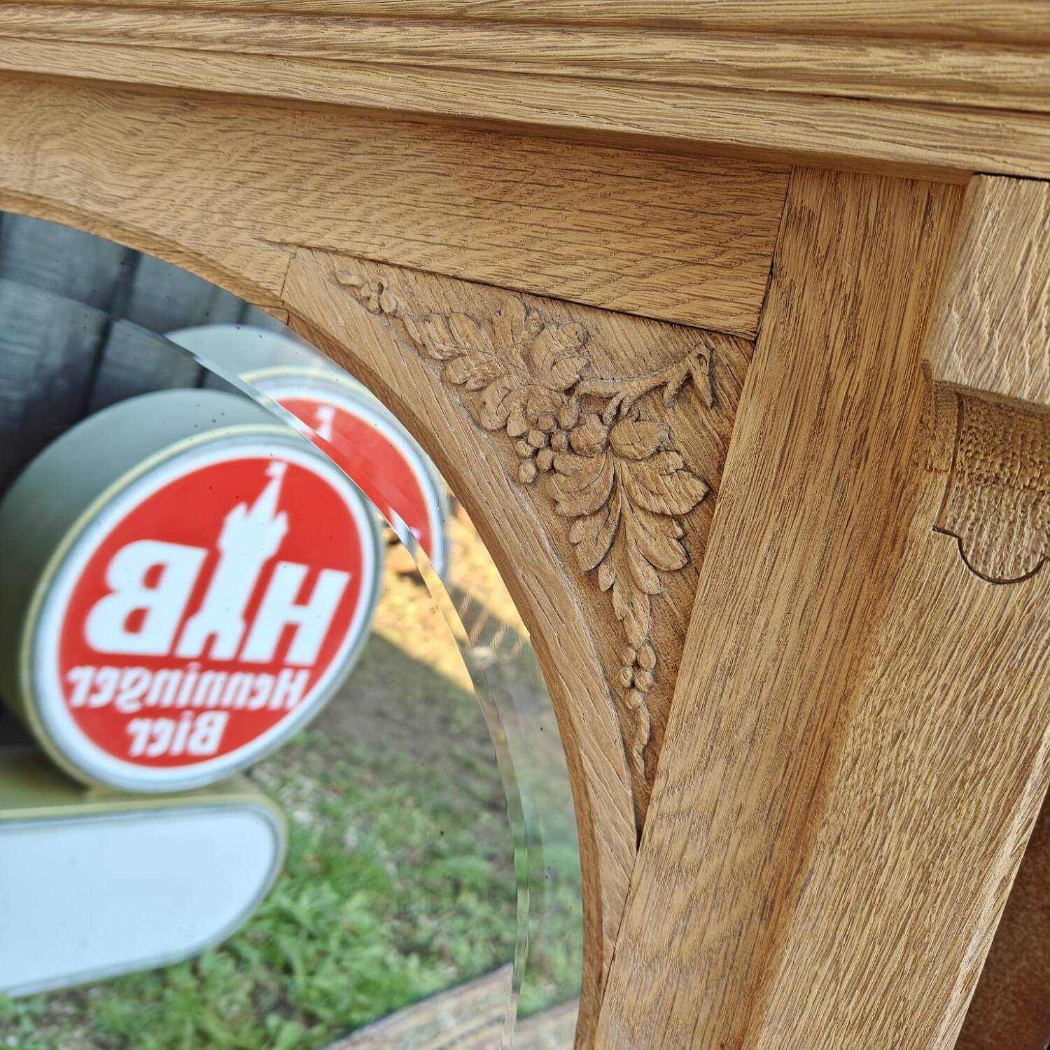 Large antique mirror