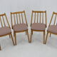 1970s Antonin Suman Beech Dining Chairs, Set of 4