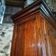 Antique English oak wardrobe with drawers, England, circa 1800–1820.