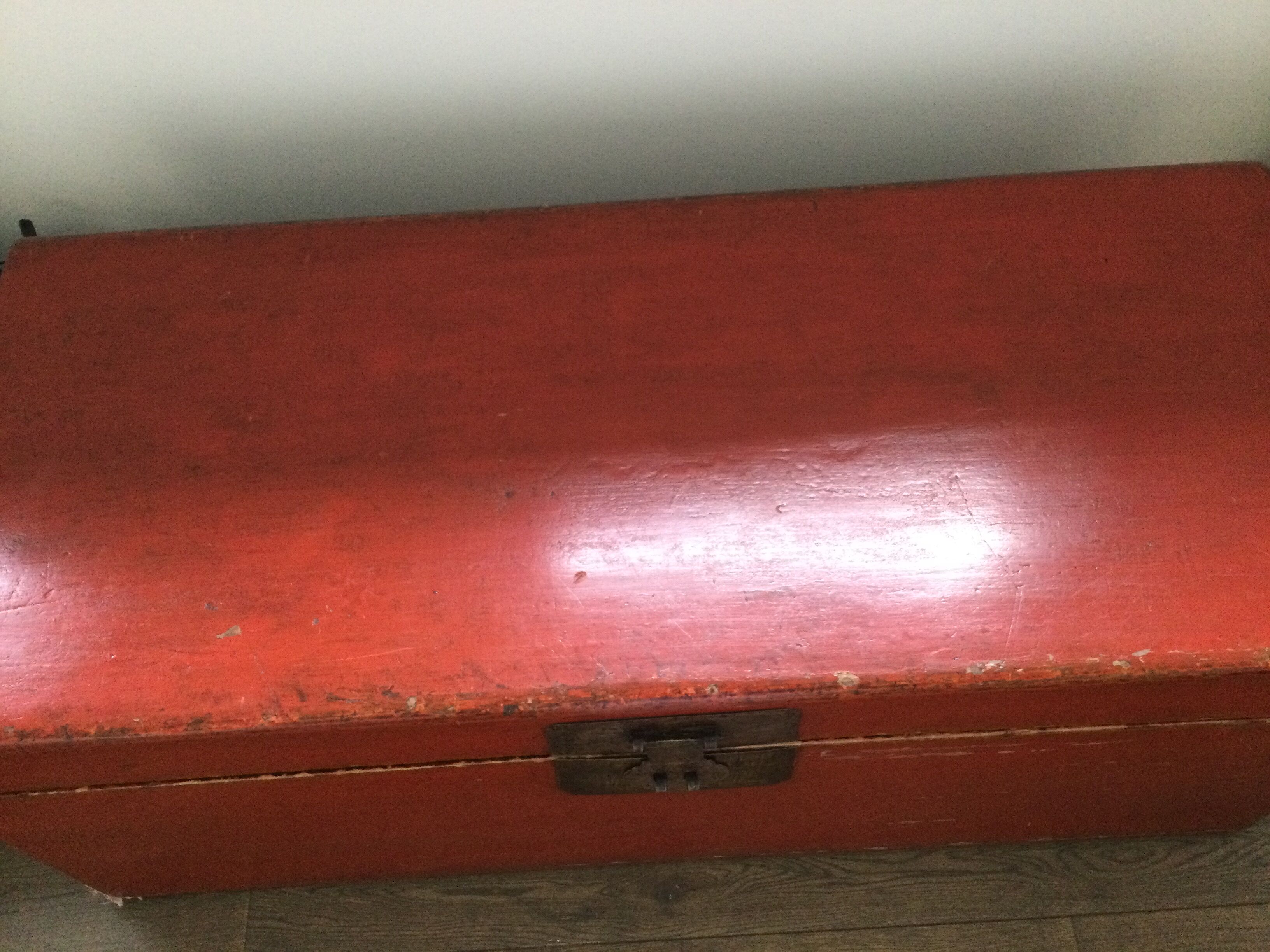 Wooden Chinese chest