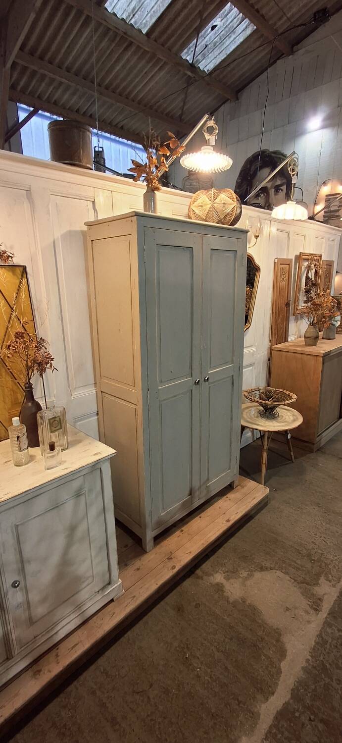 Antique pine wardrobe