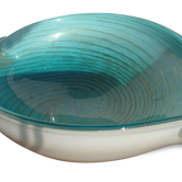 Coupe vide-poche en verre multi-couches, vintage 70's