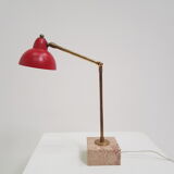 Vintage lamp in marble and brass