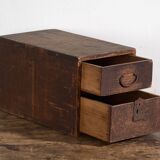 Small antique Japanese tansu – Meiji/Taishō period (circa 1880–1920)