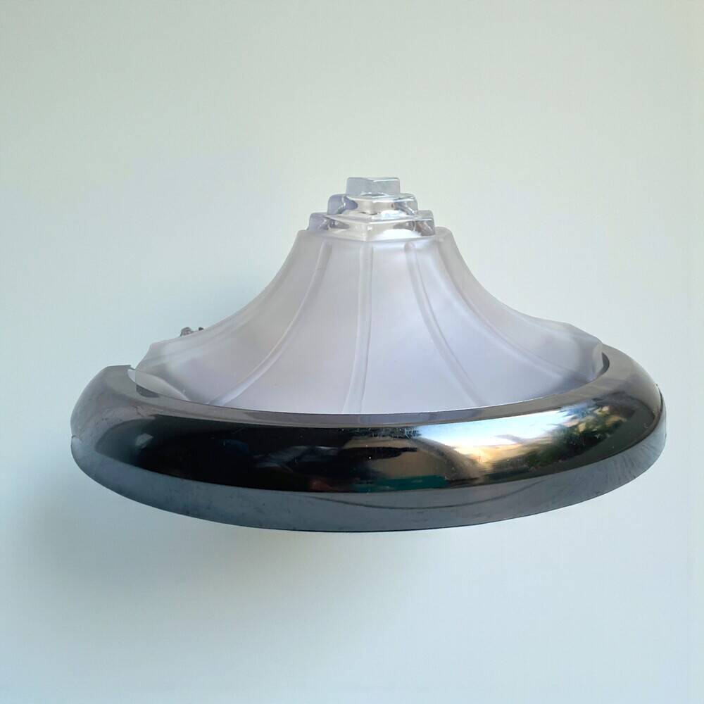 Art Deco style frosted glass wall sconce light