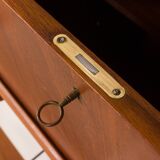 Poul Cadovius 4 bay teak wall unit for Cado, Denmark 1960s