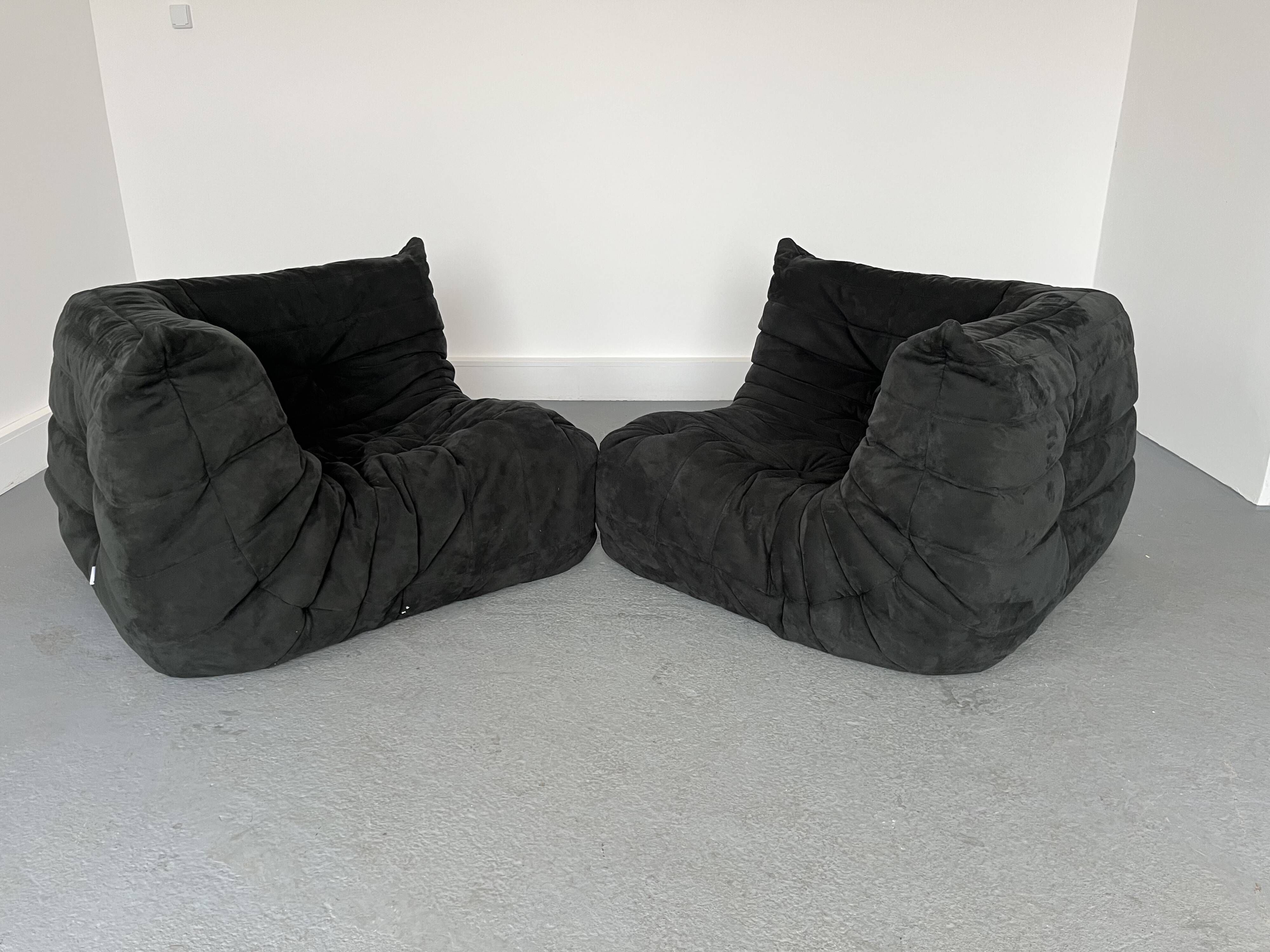 Togo Lounge Chair by Michel Ducaroy for Ligne Roset, 1980s,set of 2