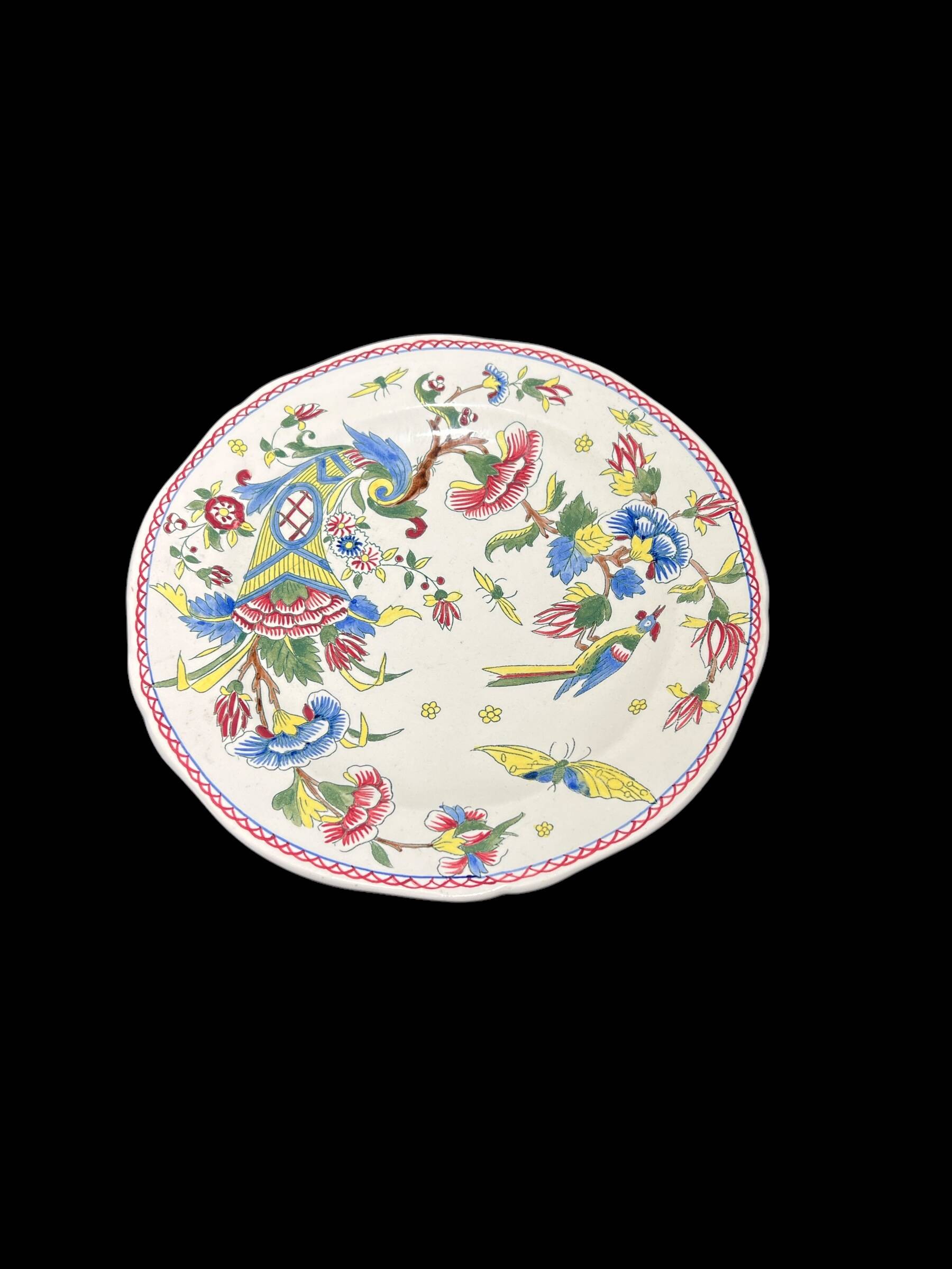Gien porcelain plate