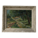 Oil painting walk in the Bailly forest