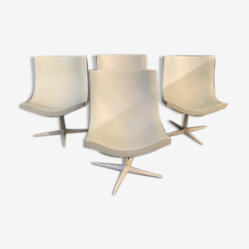 Suite de 4 chaises Cappellini Modèle YS Christophe Pillet