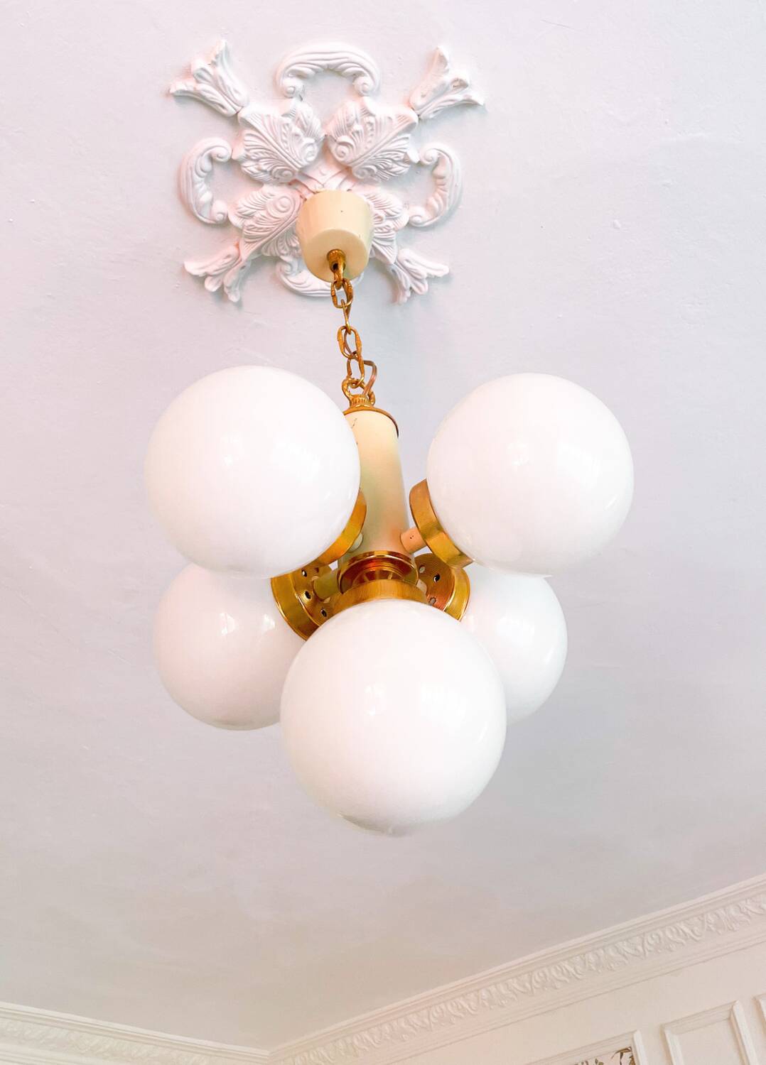 Suspension style vintage italien Spoutnik des années 70