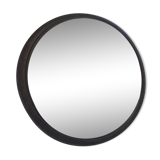 Vintage round velvet mirror