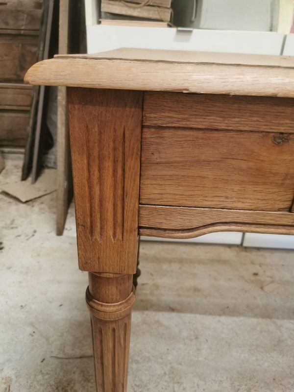 Table bureau bois massif naturel