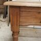 Table bureau bois massif naturel