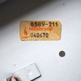 Hillebrand Murano ice glass wall lamp by Egon Hillebrand, 1960