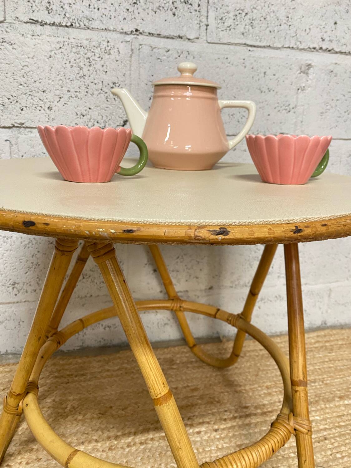 Small rattan table