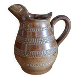 Small vintage stoneware pitcher