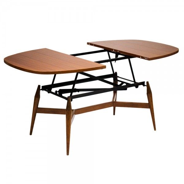 Table basse scandinave relevable smorrebrod