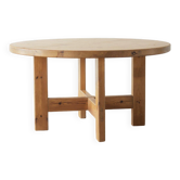 Table à manger conçue par Roland Wilhelmsson, en pin, vers 1970