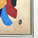 Abstract painting - Auguste Perrin - 1972