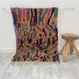 Handcrafted Moroccan Berber carpet 135 x 94 CM