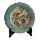 Old plate - Green Marli slip - XIX century