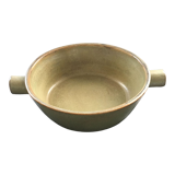 Green stoneware dish