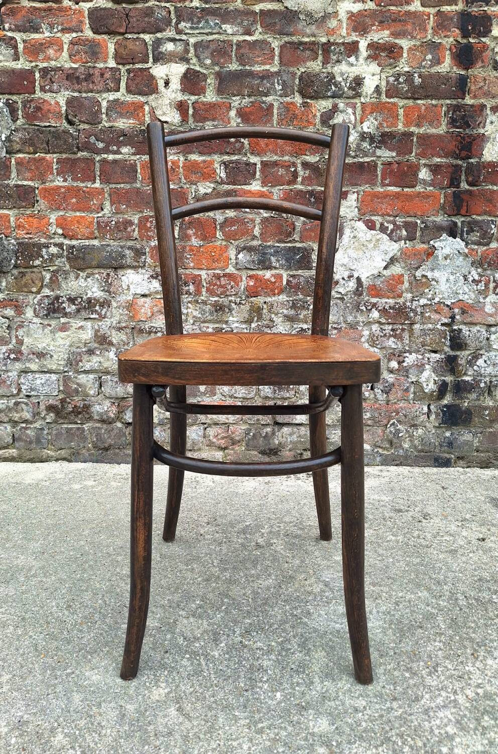 Vintage Bistro Chair, Art Deco Seating Furniture