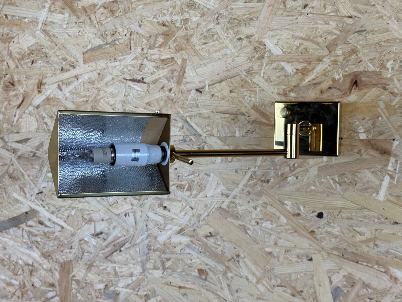 60s 70s wall lamp articulated lamp brass Relco Made in Italy Design