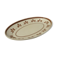Ravier earthenware Salins décor Jurançon painted vintage hand