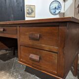 Oak administration desk