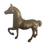 Vintage brass horse