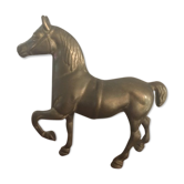 Vintage brass horse