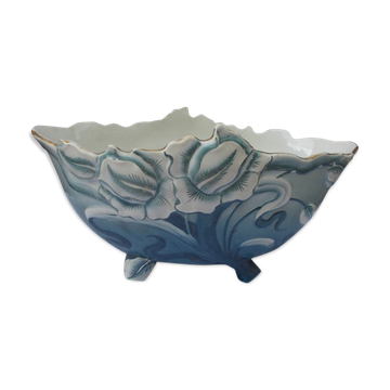 Antique table jardinière in earthenware