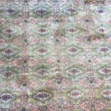 Hand-knotted silk rug 192x 300cm